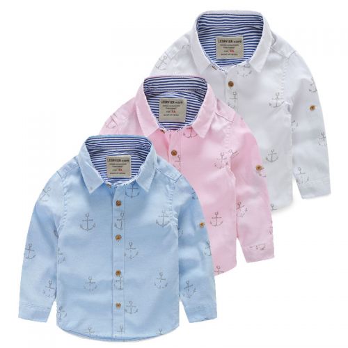 Chemise garçon à manche longue - Ref 2081894