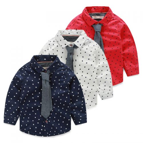 Chemise garçon à manche longue - Ref 2081895