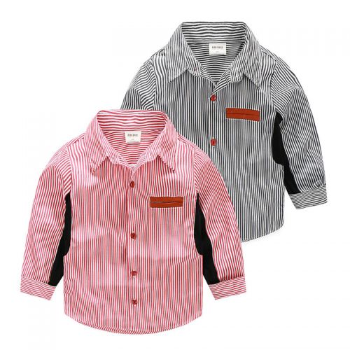 Chemise garçon à manche longue - Ref 2081899