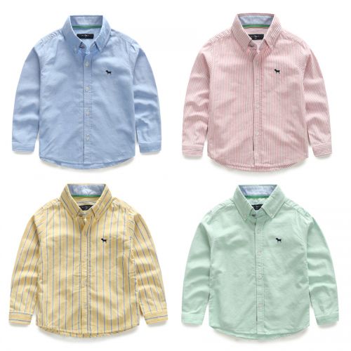 Chemise garçon à manche longue - Ref 2081901
