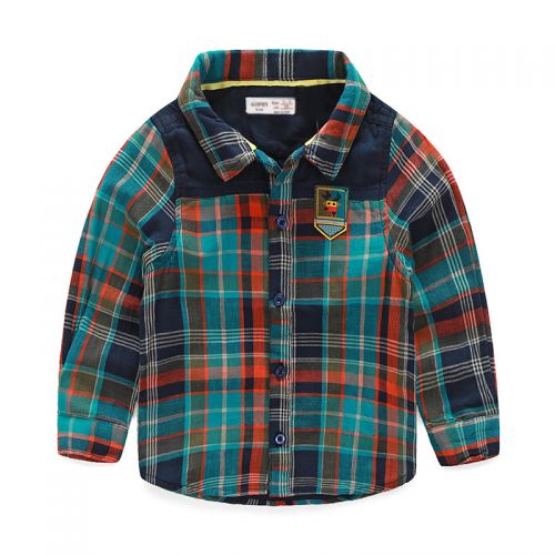 Chemise garçon à manche longue - Ref 2081904