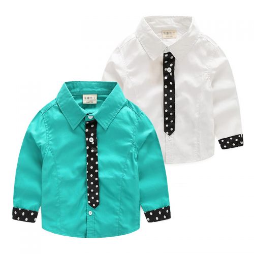 Chemise garçon à manche longue - Ref 2081909