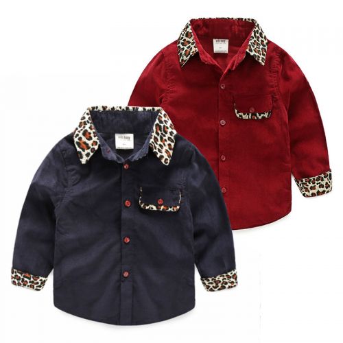 Chemise garçon à manche longue - Ref 2081912