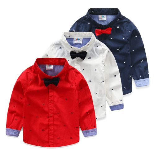 Chemise garçon à manche longue - Ref 2081917