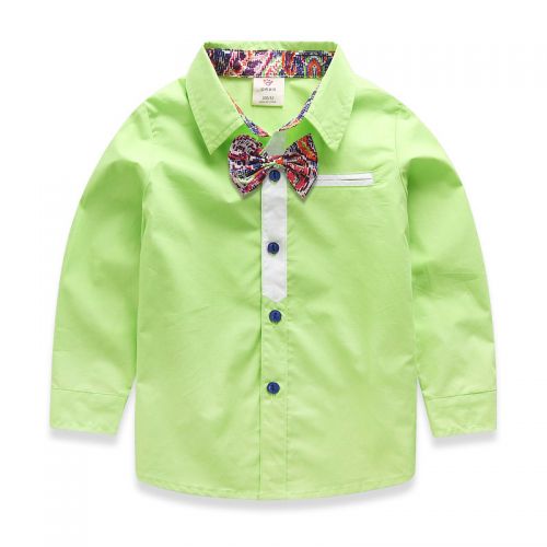 Chemise garçon à manche longue - Ref 2081918