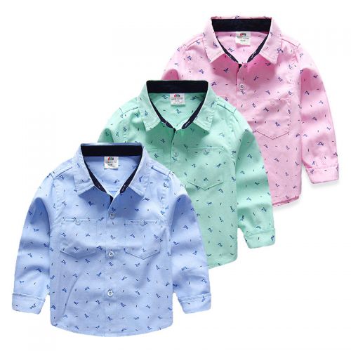 Chemise garçon à manche longue - Ref 2081920