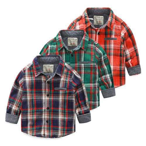 Chemise garçon à manche longue - Ref 2081921