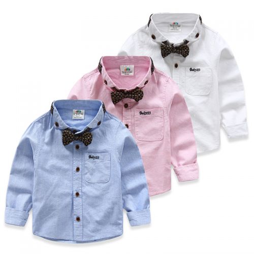 Chemise garçon à manche longue - Ref 2081925