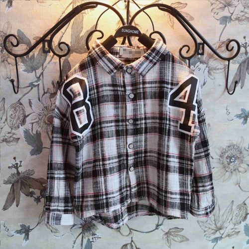 Chemise garçon à manche longue - Ref 2081928