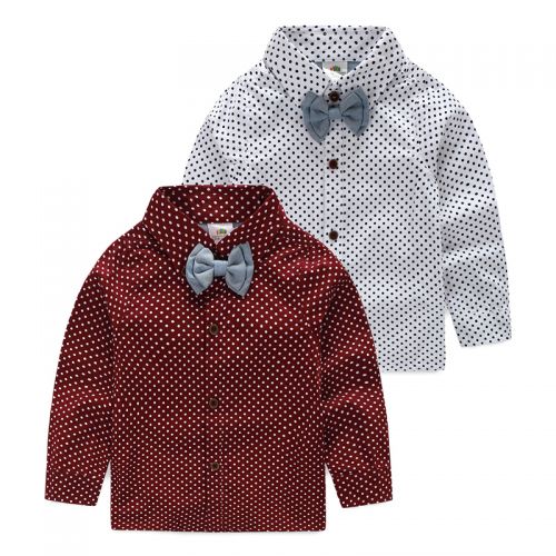 Chemise garçon à manche longue - Ref 2081931