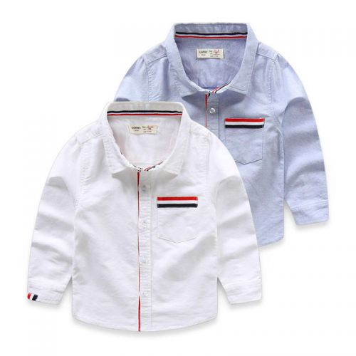 Chemise garçon à manche longue - Ref 2081932