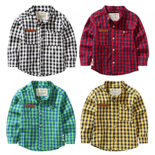 Chemise garçon à manche longue - Ref 2081933