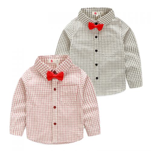 Chemise garçon à manche longue - Ref 2081935