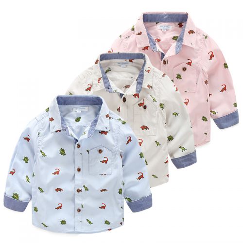 Chemise garçon à manche longue - Ref 2081942