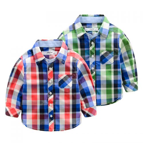 Chemise garçon à manche longue - Ref 2081989
