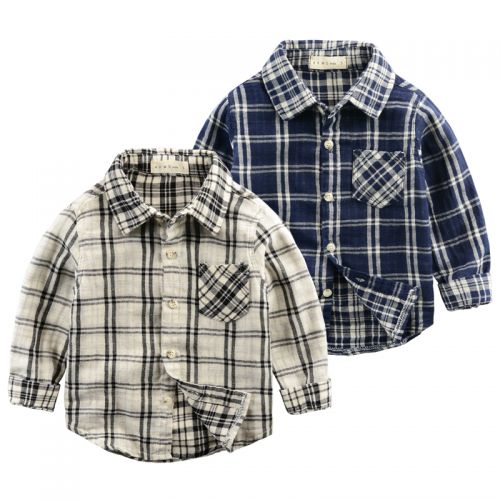 Chemise garçon à manche longue - Ref 2081999