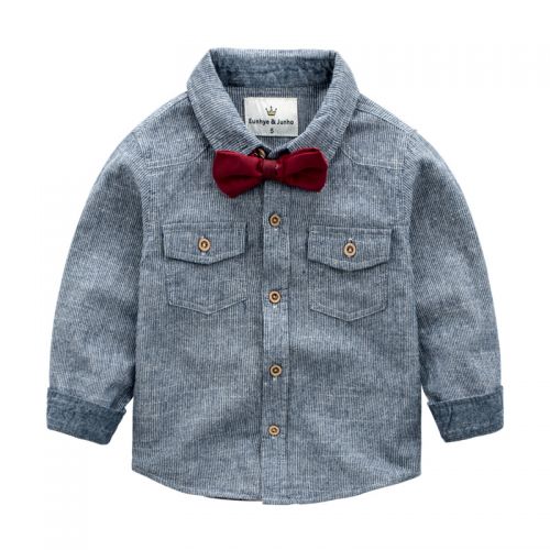Chemise garçon à manche longue - Ref 2082001