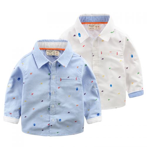 Chemise garçon à manche longue - Ref 2082002