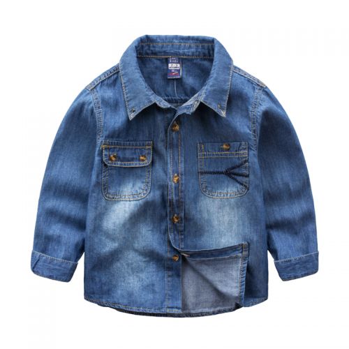 Chemise garçon à manche longue - Ref 2082010