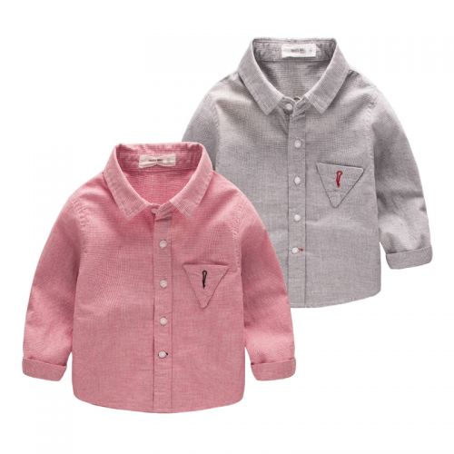 Chemise garçon à manche longue - Ref 2082013