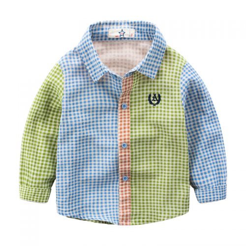 Chemise garçon à manche longue - Ref 2082022