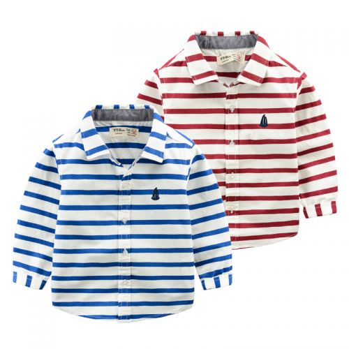 Chemise garçon à manche longue - Ref 2082028