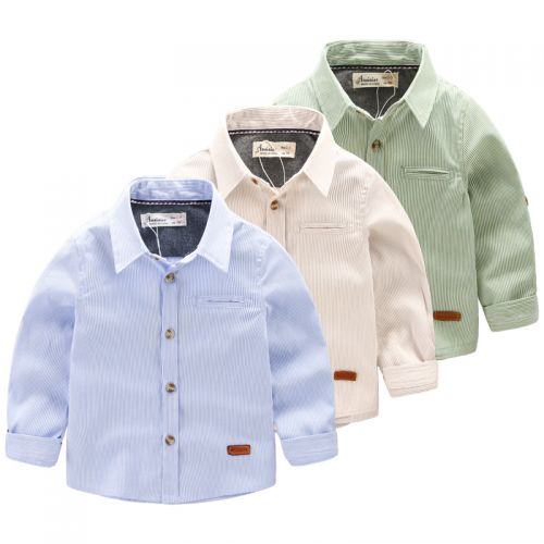 Chemise garçon à manche longue - Ref 2082031