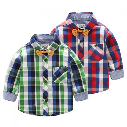 Chemise garçon à manche longue en lin - Ref 2082034