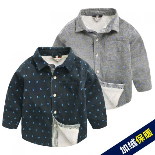 Chemise garçon à manche longue en Toile de coton - Ref 2082052