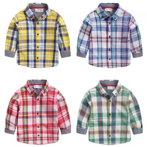 Chemise garçon à manche longue en Toile de coton - Ref 2082067