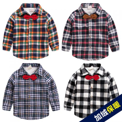 Chemise garçon à manche longue en Toile de coton - Ref 2082072
