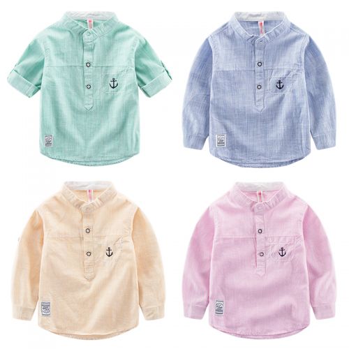 Chemise garçon à manche longue - Ref 2082104