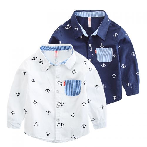 Chemise garçon à manche longue - Ref 2082106