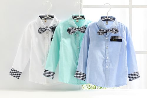 Chemise garçon à manche longue - Ref 2082130