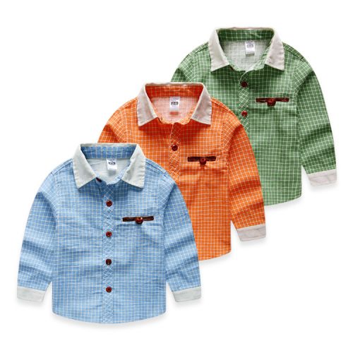 Chemise garçon à manche longue en Fluid Systems - Ref 2082133