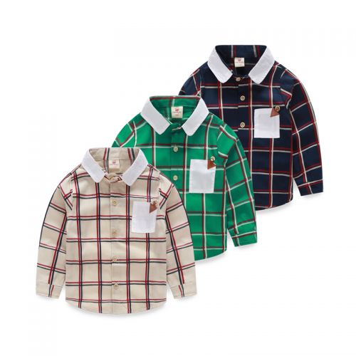 Chemise garçon à manche longue - Ref 2082140