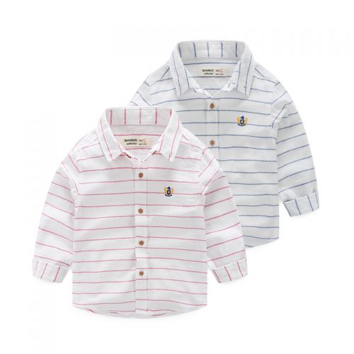 Chemise garçon à manche longue - Ref 2082154