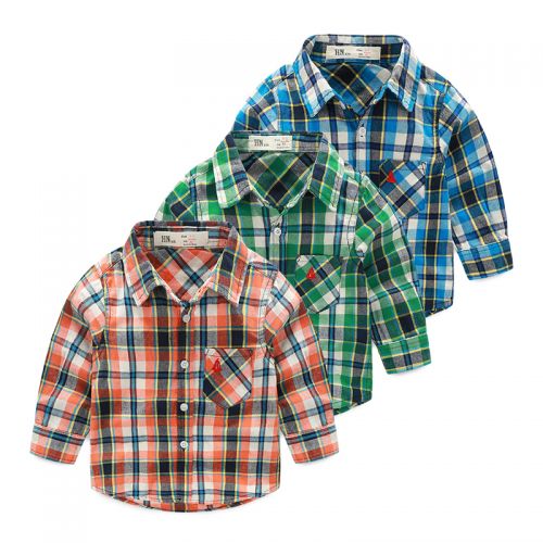 Chemise garçon à manche longue - Ref 2082155