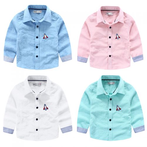 Chemise garçon à manche longue - Ref 2082156