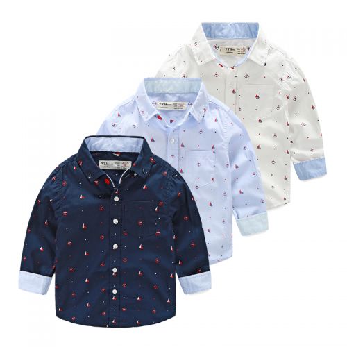 Chemise garçon à manche longue - Ref 2082160