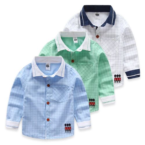 Chemise garçon à manche longue - Ref 2082163
