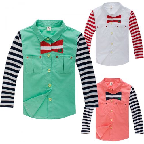 Chemise garçon à manche longue - Ref 2082165