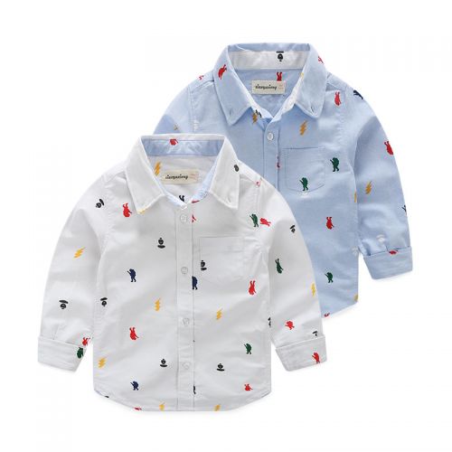 Chemise garçon à manche longue - Ref 2082172