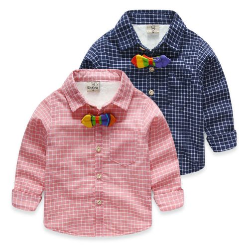 Chemise garçon à manche longue - Ref 2082173