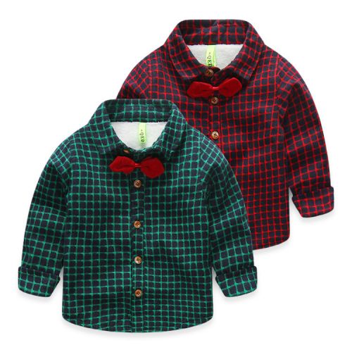Chemise garçon à manche longue - Ref 2082174