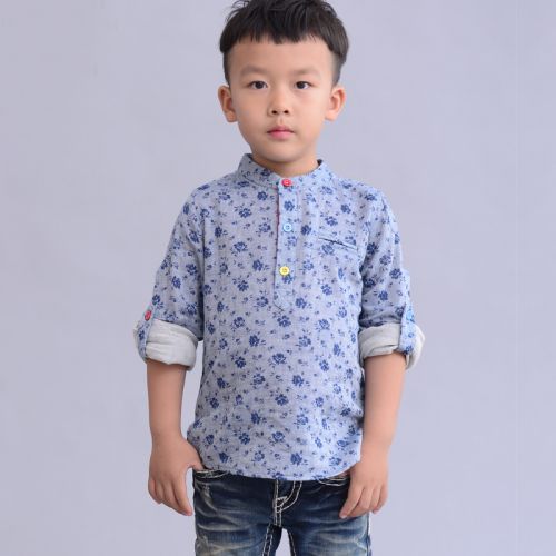 Chemise garçon à manche longue - Ref 2082176