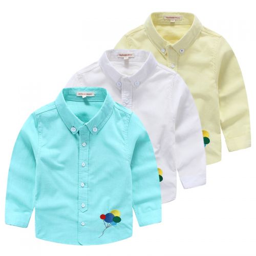 Chemise garçon à manche longue - Ref 2082186