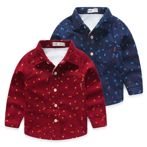 Chemise garçon à manche longue - Ref 2082187