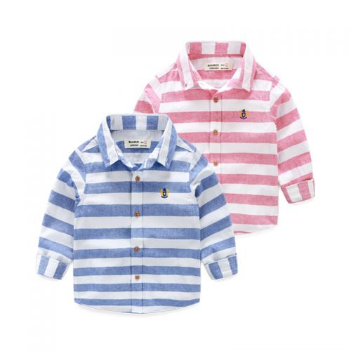 Chemise garçon à manche longue - Ref 2082191