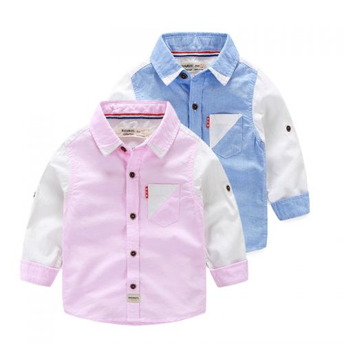 Chemise garçon à manche longue - Ref 2082194